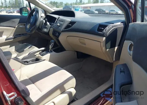 2012 Honda Civic Lx z USA, uszkodzony, nr VIN 19XFB2F54CE078246